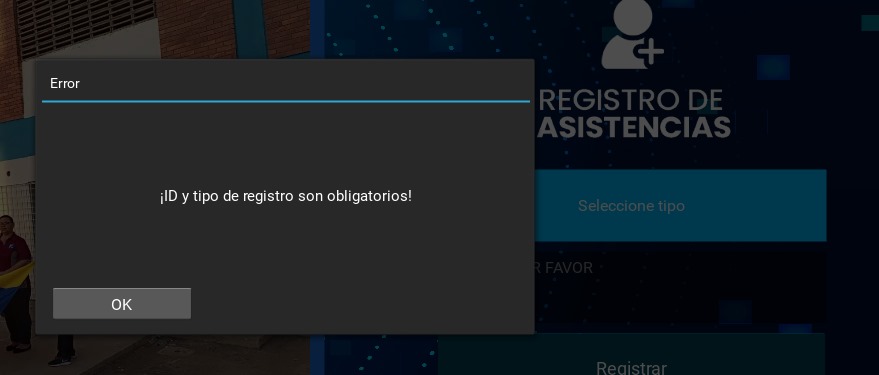 Registro de asistencia